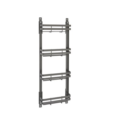 Rev-A-Shelf Steel, Orion Gray, 7.87 in W, 23.35 in H, 2.48 in D, 2.48 in L, Orion Gray 5365-08-FOG